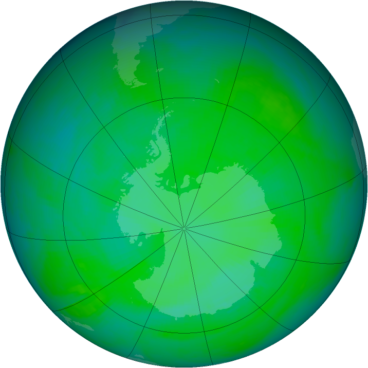 Ozone Map 1982-12-13